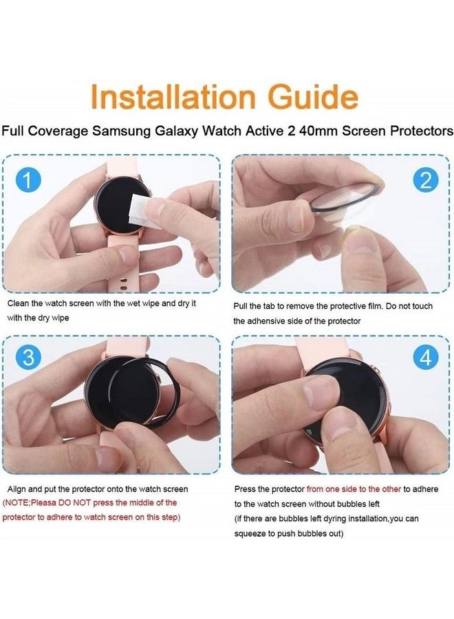 FITME 4-Piece 3D Screen Protector for Huawei GT3 Watch 46mm Black  - Image 4