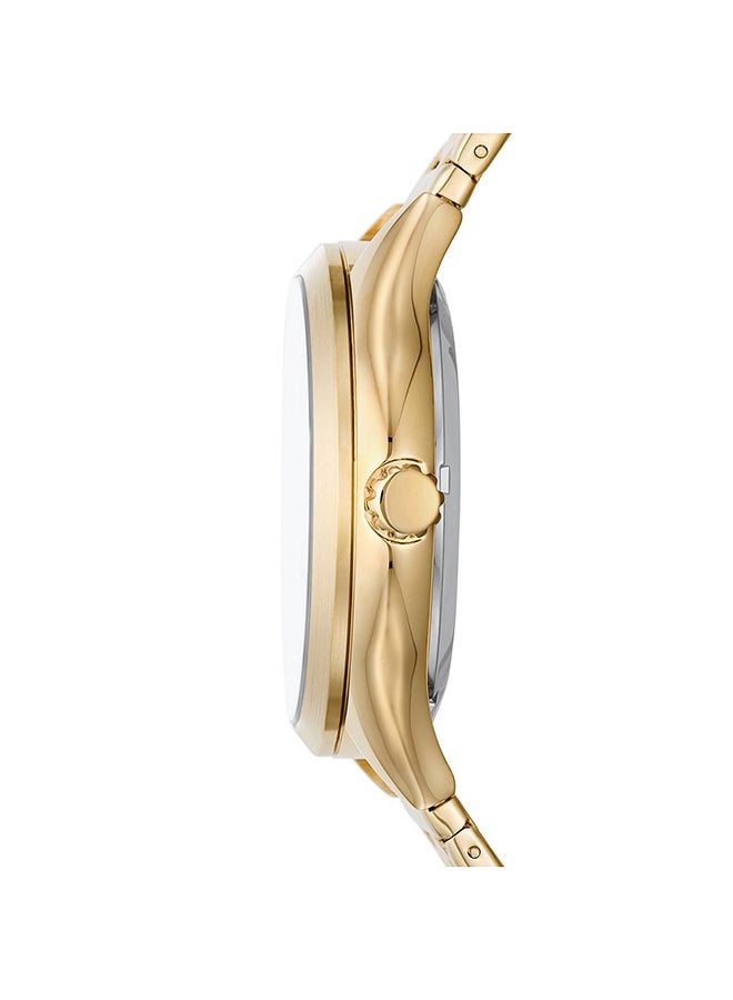 FOSSIL - Men's Fenmore Stainless Steel Analog Wrist Watch BQ2649 - 44MM - Gold Tone - Image 1