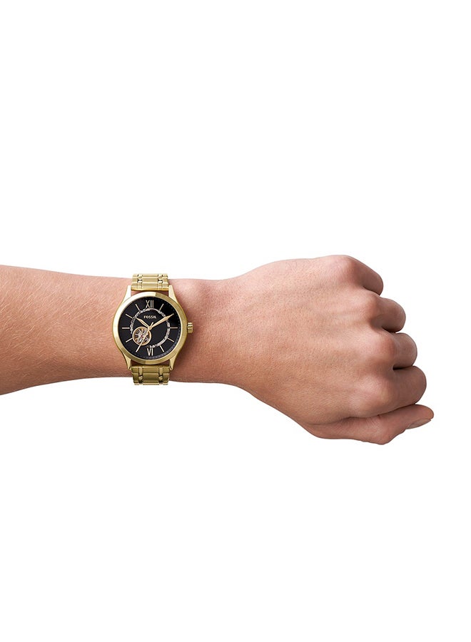 FOSSIL - Men's Fenmore Stainless Steel Analog Wrist Watch BQ2649 - 44MM - Gold Tone - Image 1