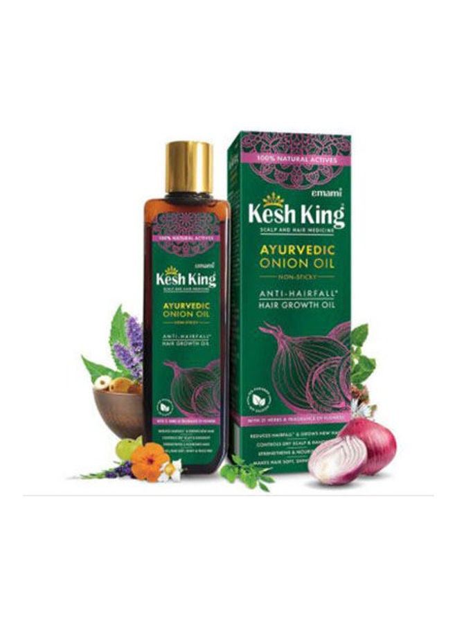 Kesh King Ayurvedic Onion Oil Scalp And Hair Medicinal Growth Oil Green 200ml  - Image 1