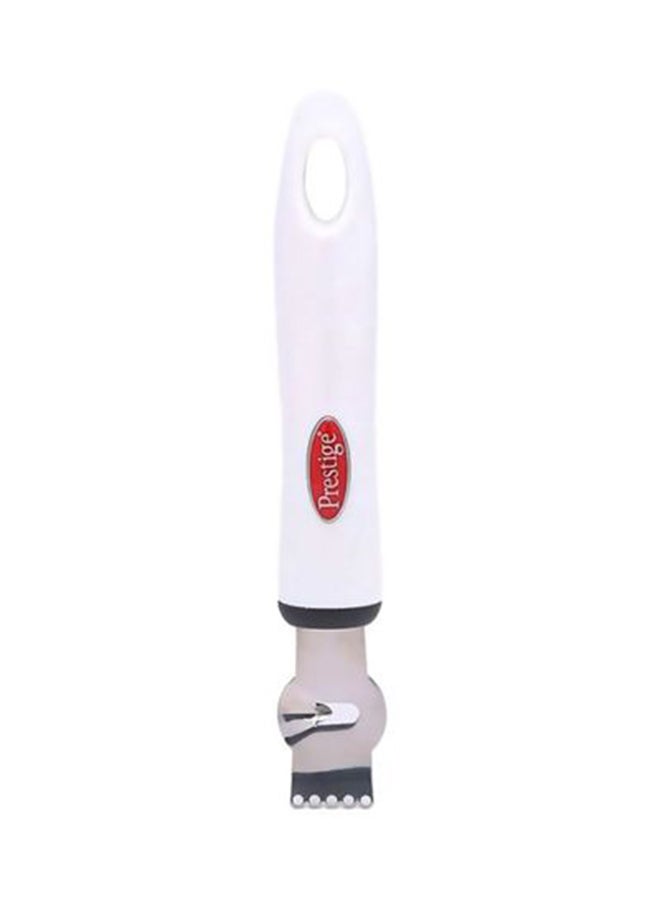 Prestige Stainless Steel Lemon Zester White/Silver/Red 18cm  - Image 1