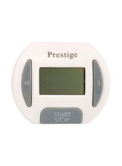 Prestige Digital Timer White/Grey 154x38x36mm  - Image 1