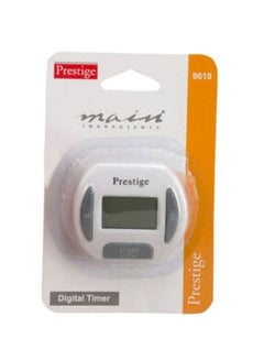 Prestige Digital Timer White/Grey 154x38x36mm  - Image 2