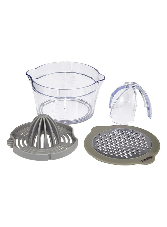 Prestige Multi Function Juicer & Grater Clear/Silver Standard