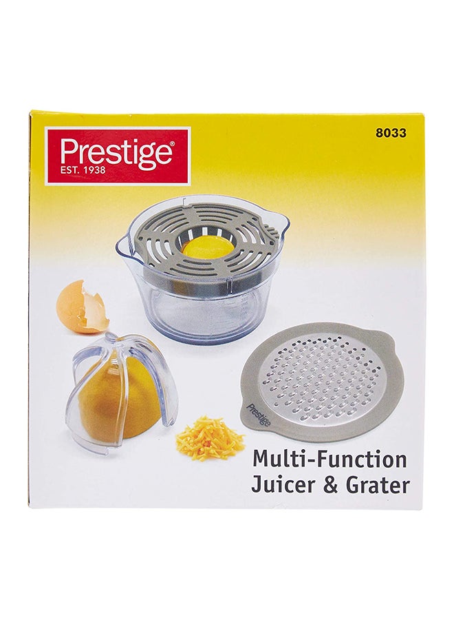 Prestige - Multi Function Juicer & Grater Clear/Silver Standard - Image 1