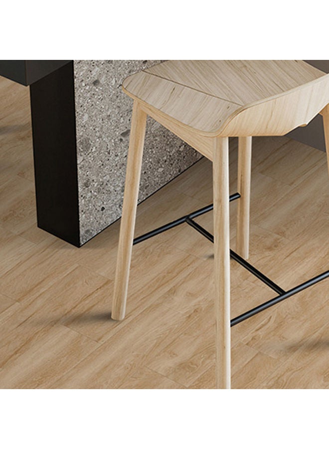 Generic - 10-Piece Wood Grain Floor Stickers Brown 15x45cm - Image 1