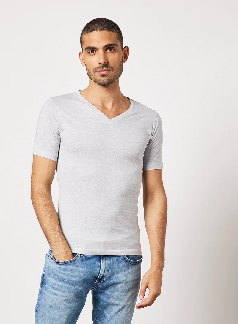 STATE 8 V-Neck T-Shirt (Pack of 3) Multicolour