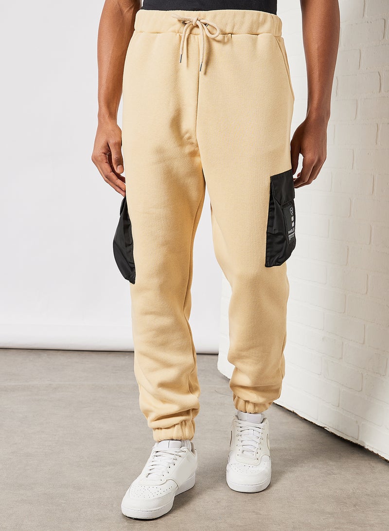 Blood Brother - Durris Cargo Joggers Nude - Image 1