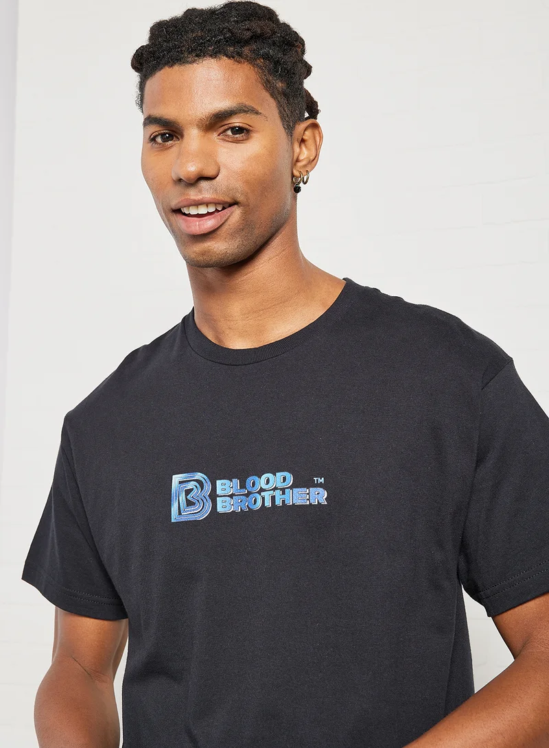 بلود براذر Leopold Graphic T-Shirt Black