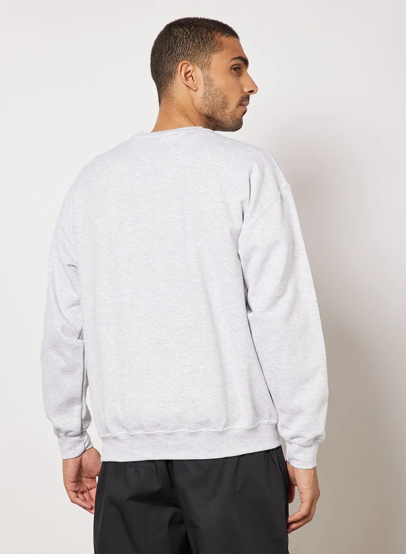 Vintage Supply Looney Tunes Graphic Sweatshirt Light Grey