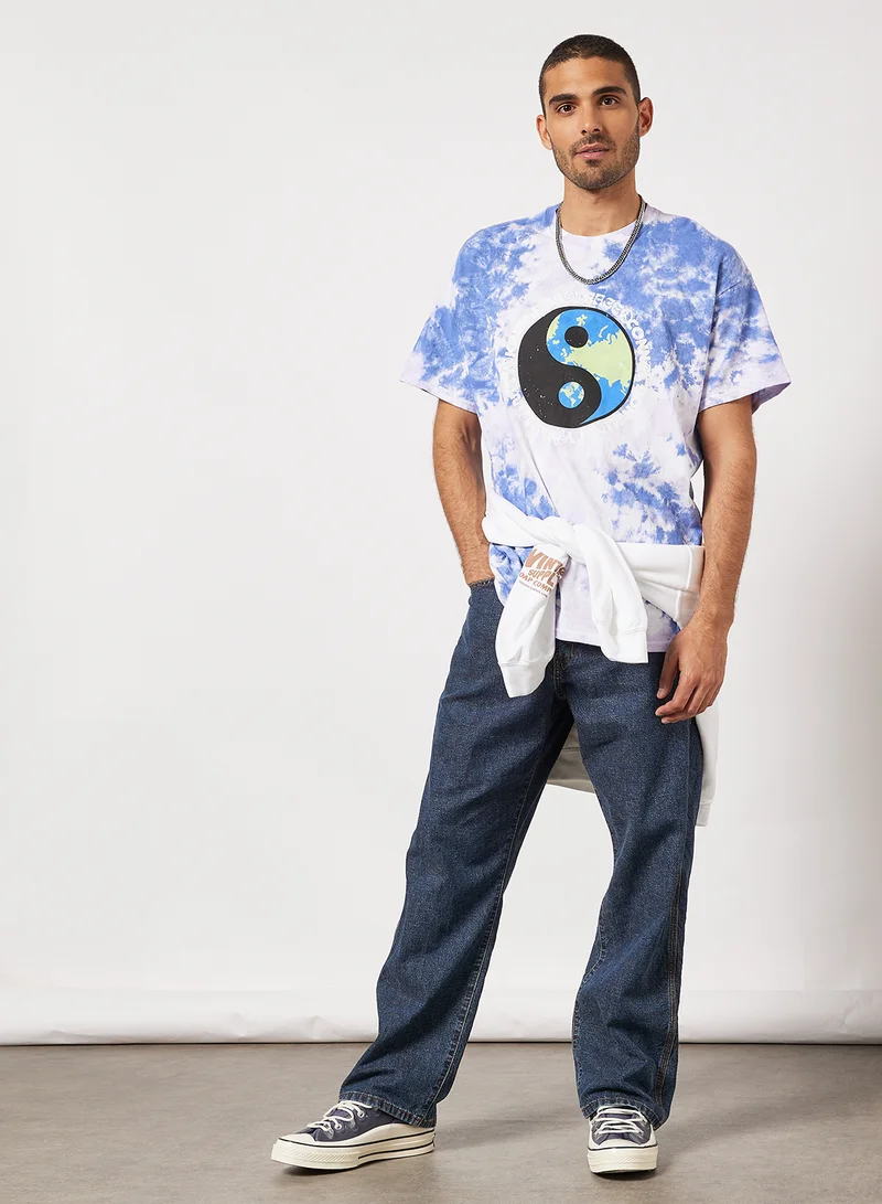 Vintage Supply Tie-Dye Print T-Shirt Multicolour