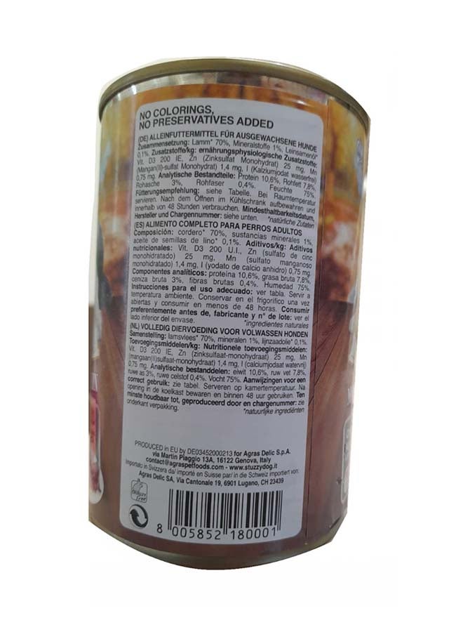 Stuzzy Monoprotein Lamb Multicolour 400grams - Image 2
