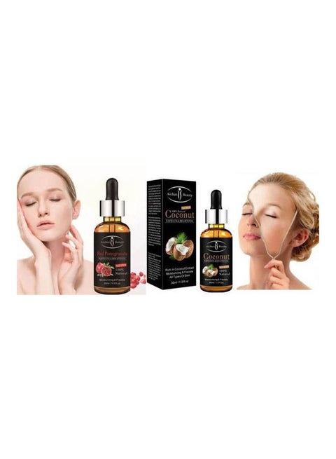 Pomegranate Whitening & Brightening+Coconut Whitening Face Serum Clear 30ml