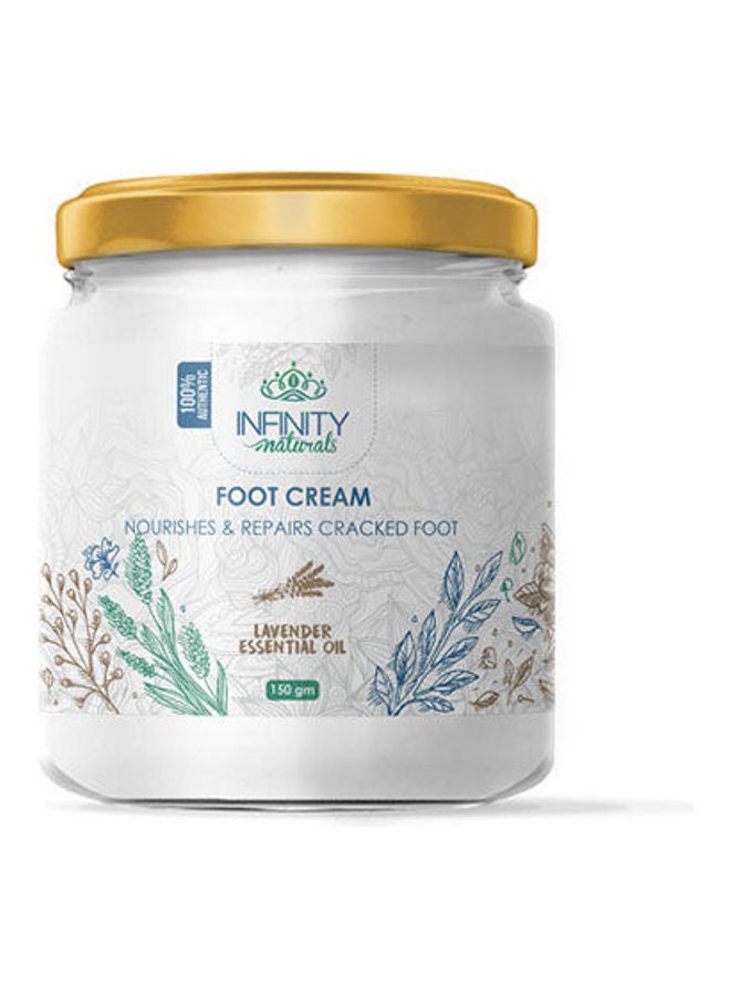 Infinity Naturals Foot Cream Lavender Essential Oil Multicolor 150grams 