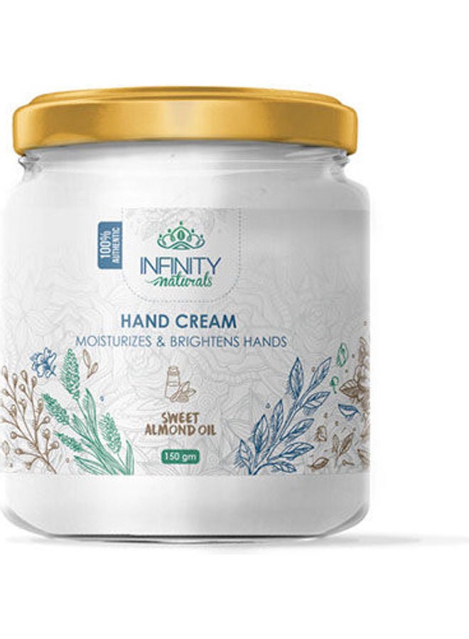 Infinity Naturals Hand Cream Sweet Almond Oil Multicolor 150grams 