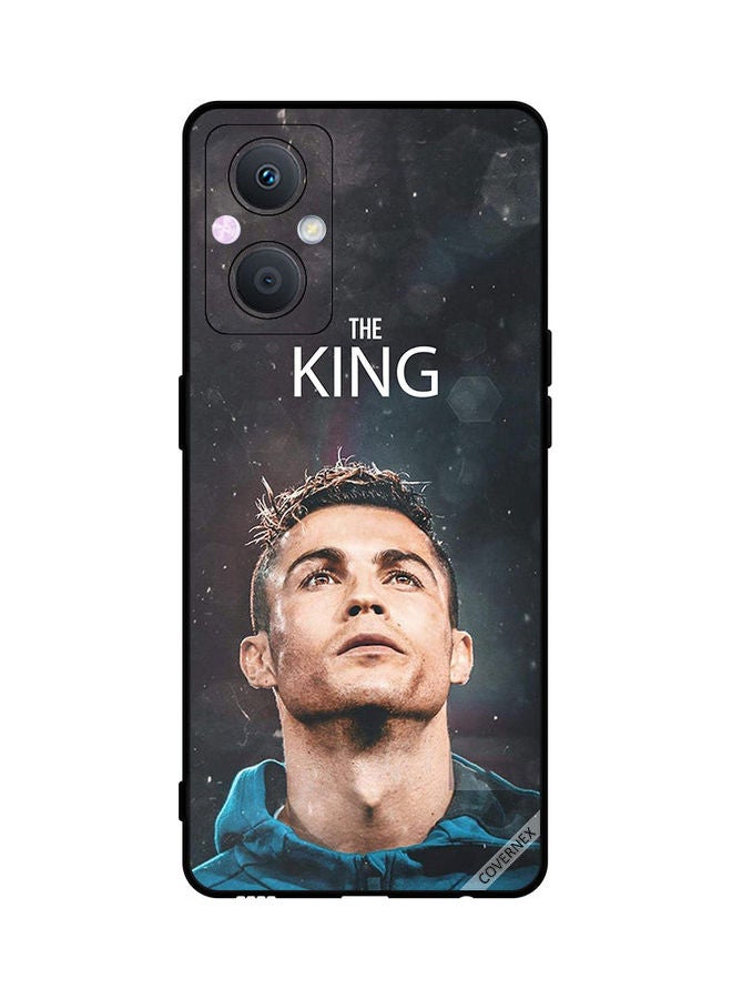كوفرنيكس Oppo A96 Protective Case Cover Printed Featuring Ronaldo The King DESIGN_0242 - Image 1