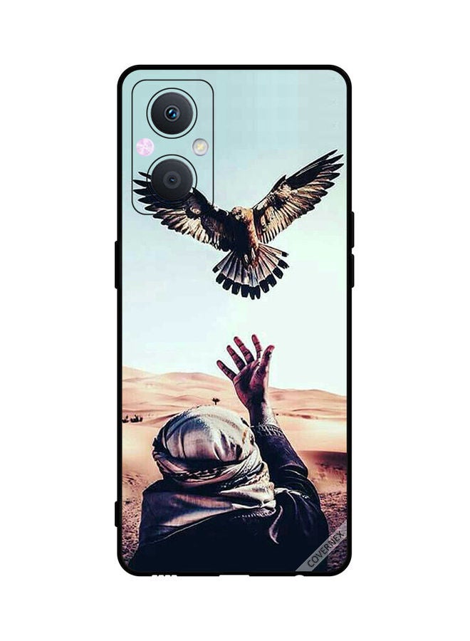 Covernex Oppo A96 Protective Case Cover Printed Featuring Eagle Is Coming Back To Hand DESIGN_0098 - Image 1