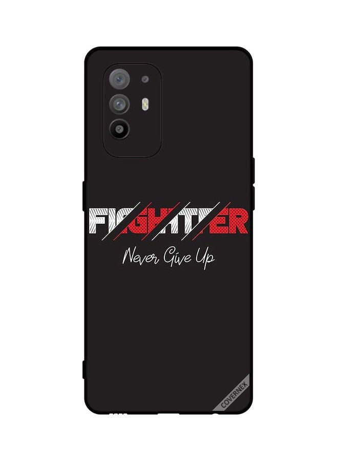 Covernex Protective Case Cover For Oppo A95 Fighter Never Give Up - Image 1