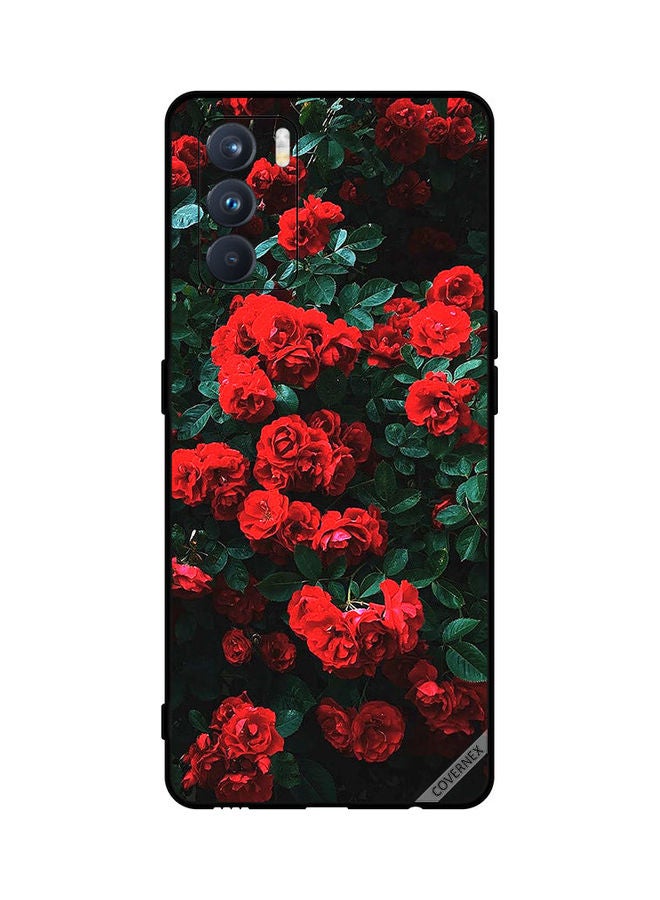 Oppo K9 Pro Protective Case Cover Printed Featuring Garden Of Red Roses DESIGN_0114