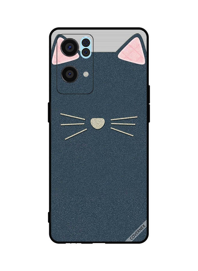 Covernex Oppo Reno 7 Pro 5G Protective Case Cover Printed Featuring Cat Leather Pattern DESIGN_0058 - Image 1