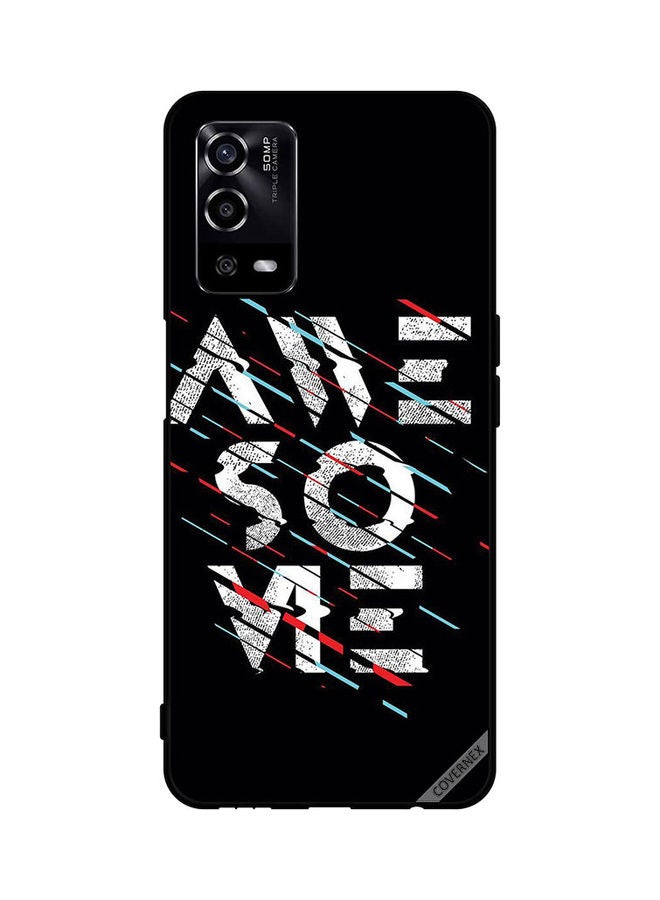 Covernex Oppo A55 Protective Case Cover Printed Featuring Awesome DESIGN_0013 - Image 1