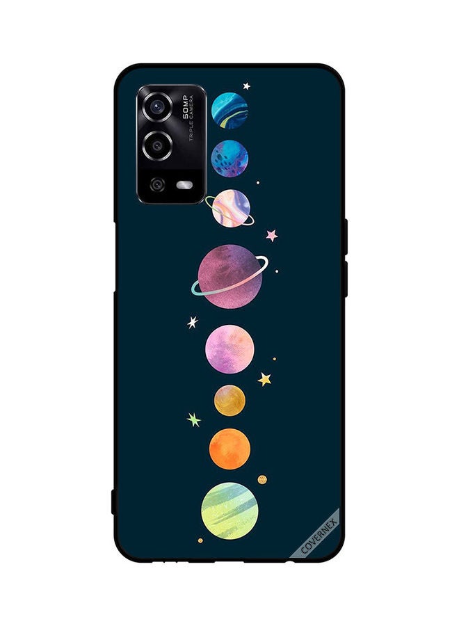 Oppo A55 Protective Case Cover Printed Featuring Space & Stars DESIGN_0263