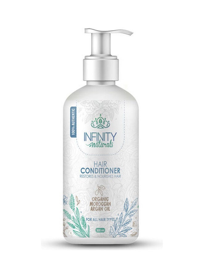 إينفينيتي Naturals Hair Conditioner Organic Moroccan Argan Oil White 300ml