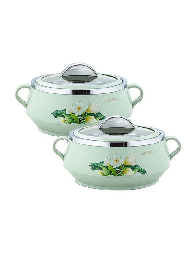 JAYPEE 2-Piece Casserole Set Green 2Liters - Image 1
