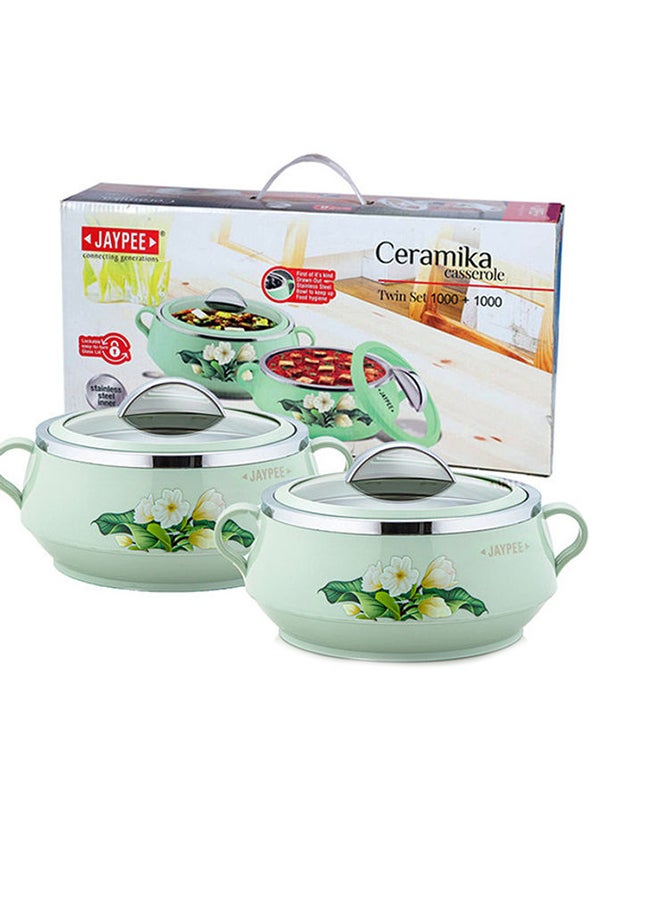 JAYPEE 2-Piece Casserole Set Green 2Liters - Image 4