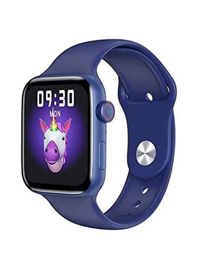 HW22 Pro Max IPS Smartwatch With Health Fitness Tracker And Wireless Charging Blue  - Image 1