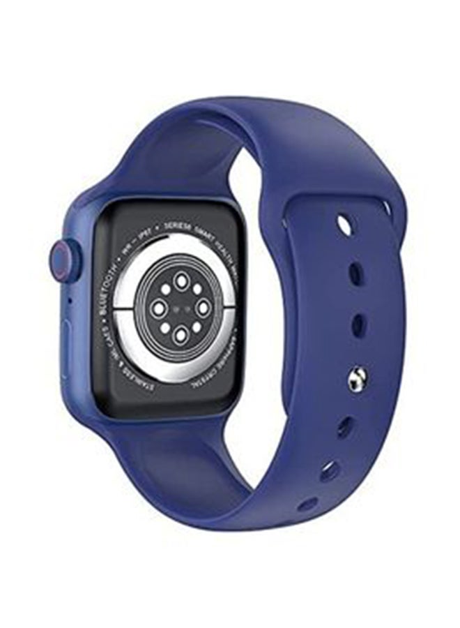 HW22 Pro Max IPS Smartwatch With Health Fitness Tracker And Wireless Charging Blue  - Image 2