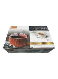 JAYPEE 4-Piece Festiva Casserole Set With Serving Spoon Brown 36.5x23x11.7cm  - Image 4