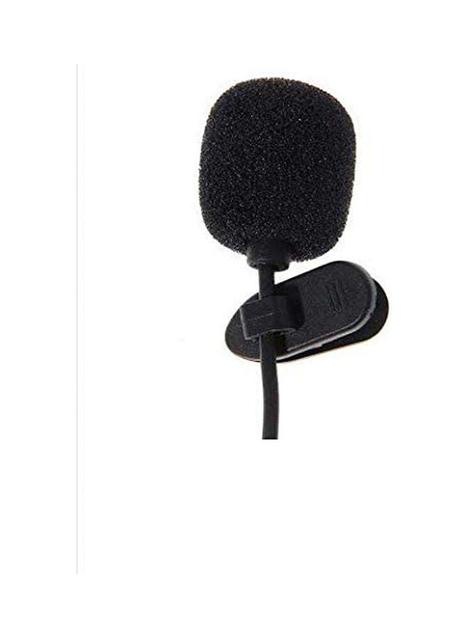 Yw-001 3.5Mm Mini Portable Tie Microphone Mic With Clip 8YNVGRDT Black  - Image 1