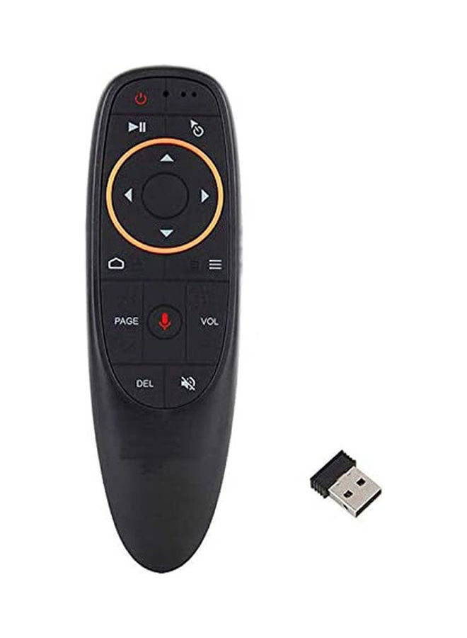 G10 Voice Air Mouse 2.4GHz Wireless Voice Smart Remote Control for Android TV Box, PC, Laptop Black - Image 1