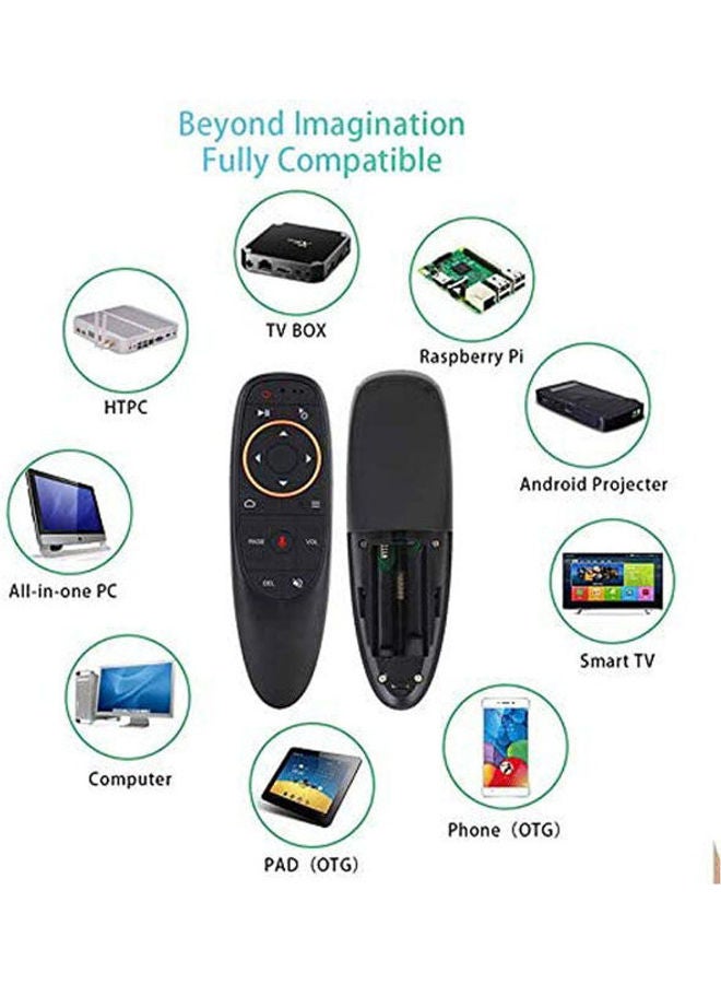 G10 Voice Air Mouse 2.4GHz Wireless Voice Smart Remote Control for Android TV Box, PC, Laptop Black - Image 2