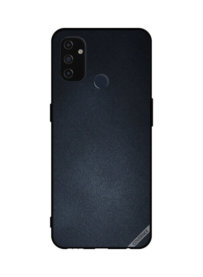كوفرنيكس غطاء حماية واق لهاتف ون بلس نورد N100 نمط جينز أسود - Image 1