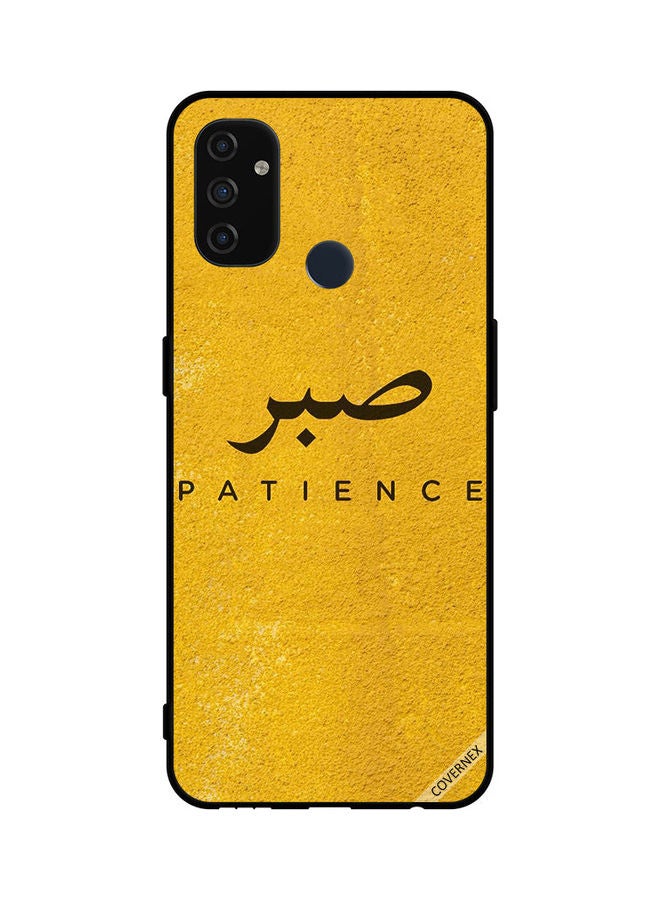 Covernex Protective Case Cover For Oneplus Nord N100 Sabar Patience - Image 1