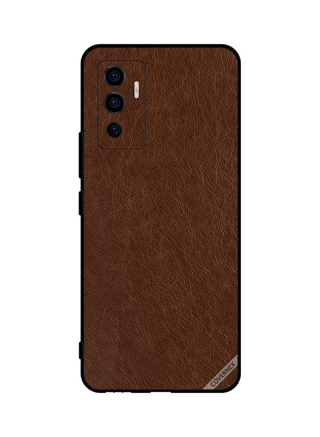 Covernex Protective Case Cover For Vivo V23e 5G Brown - Image 1
