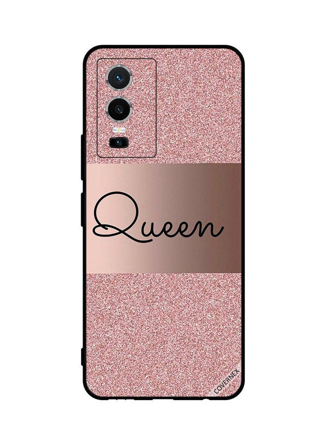 Covernex Protective Case Cover For Vivo Y76 5G Queen Glitters Bg - Image 1