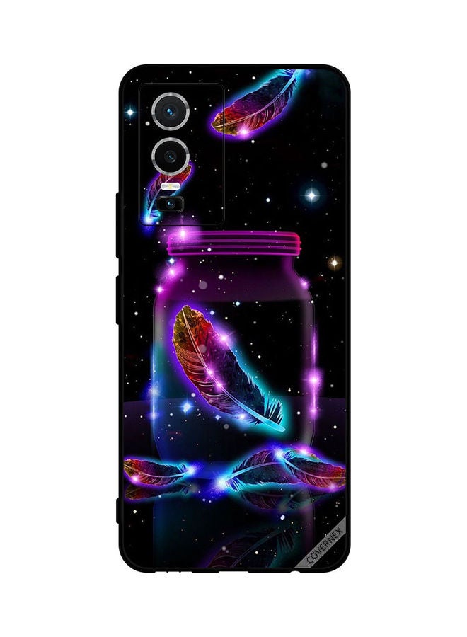 Covernex Protective Case Cover For Vivo Y76 5G Feathers In Jar - Image 1