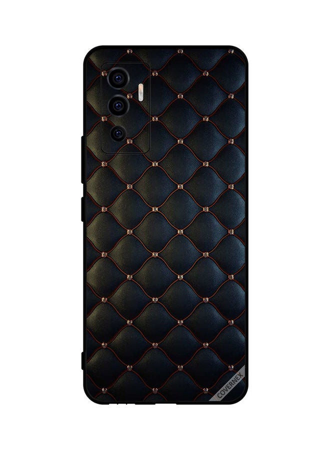 Covernex Protective Case Cover For Vivo V23e 5G Stappers On Black Cloth Pattern - Image 1