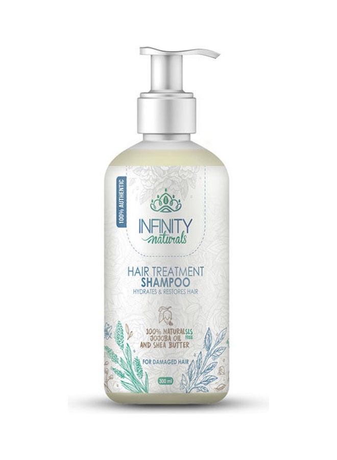 Infinity - Naturals Hair Treatment Shampoo 100% Natural Jojoba Oil  & Shea Butter Multicolor 300ml - Image 1