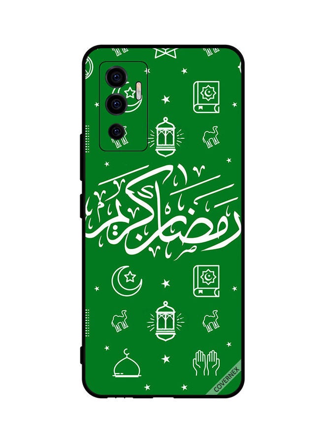 كوفرنيكس Protective Case Cover For Vivo V23e 5G Ramadan Kareem Green - Image 1