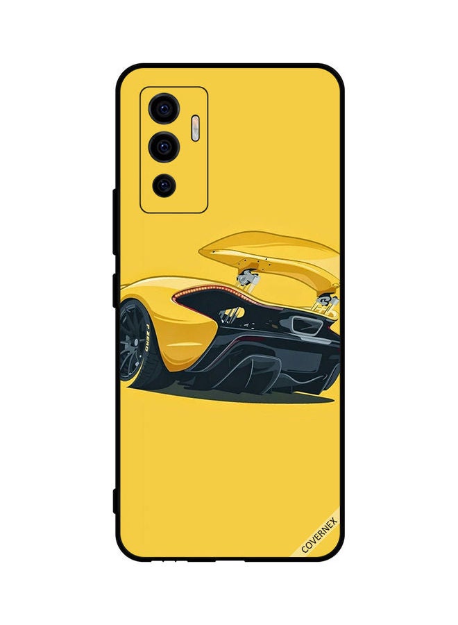 Covernex Protective Case Cover For Vivo V23e 5G Yellow/Black - Image 1