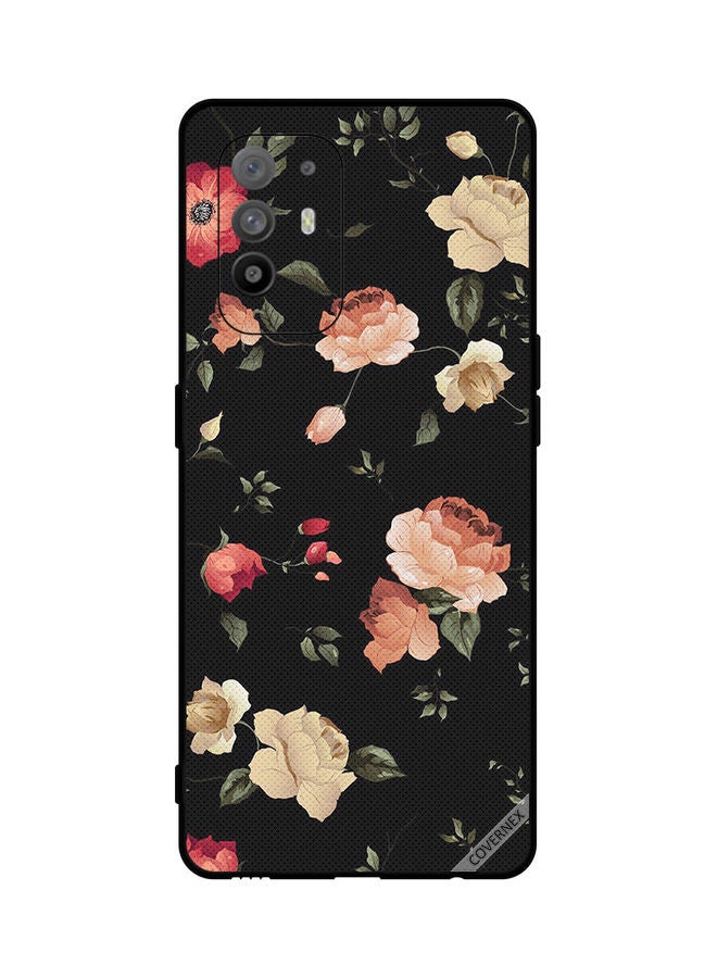 Covernex Protective Case Cover For Oppo A95 Colourful Lotus  - Image 1