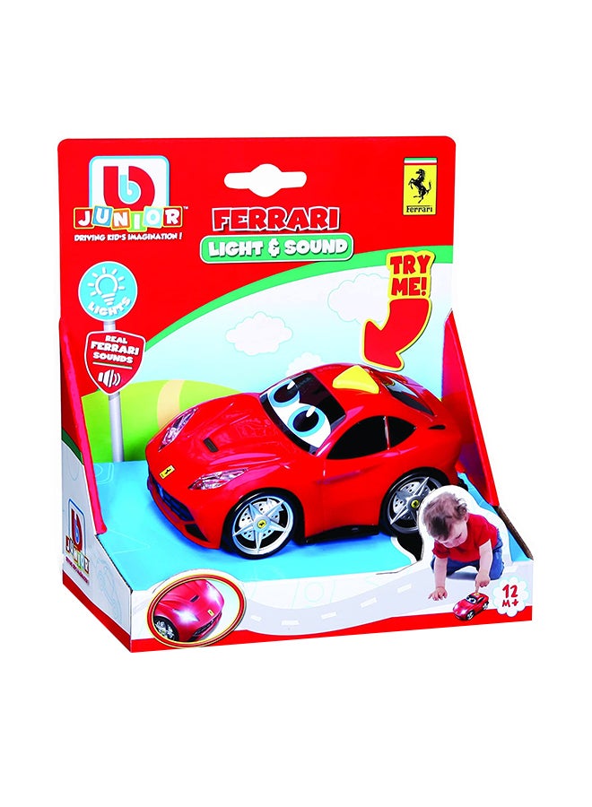 BB Junior Ferrari F12 Berlinetta With Light/Sound Multicolour 5inch  - Image 1