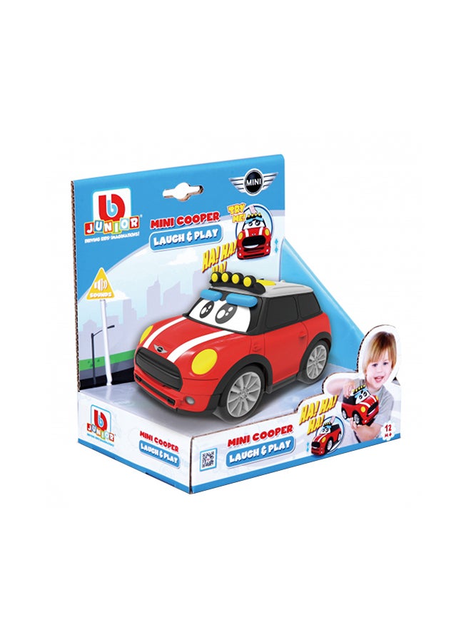 BB Junior - Mini Cooper Laugh & Play Red 17.15x10.8x17.78cm - Image 1
