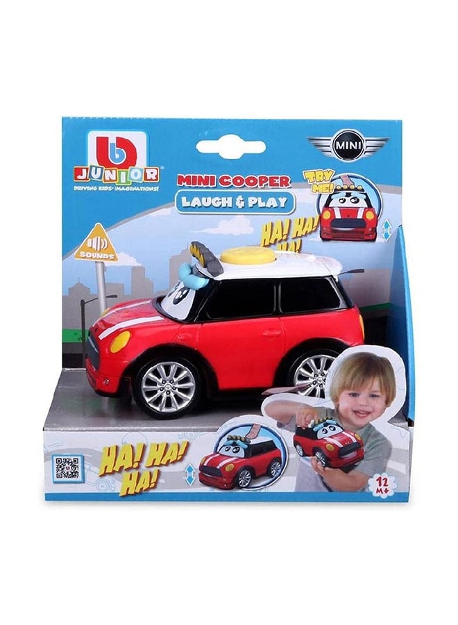 BB Junior - Mini Cooper Laugh & Play Red 17.15x10.8x17.78cm - Image 1