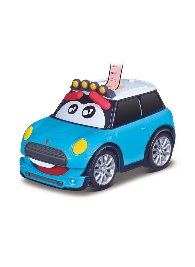 BB Junior Mini Cooper Laugh & Play Blue 17.15x10.8x17.78cm  - Image 3