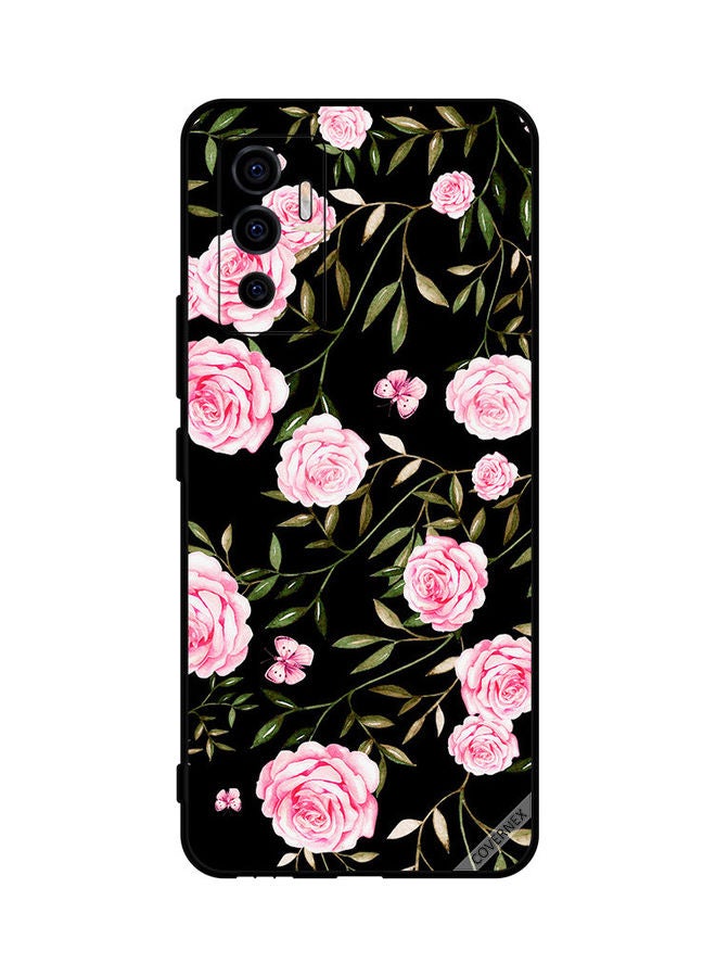 Covernex Protective Case Cover For Vivo V23e 5G Black/Pink - Image 1